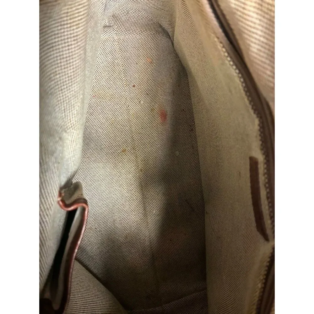 Dooney and Burke Leather Shoulder Bag-Cognac/Rust
